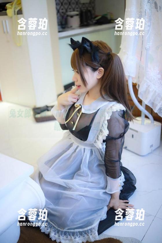 兔女郎写真，Nyako喵子就像猫在月光下眠，柔和又细腻